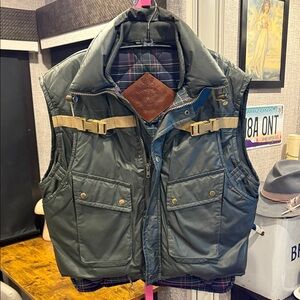 Willis&Gieger Men's Dark Green Outdoor hunting gorpcore goose Vest size Large